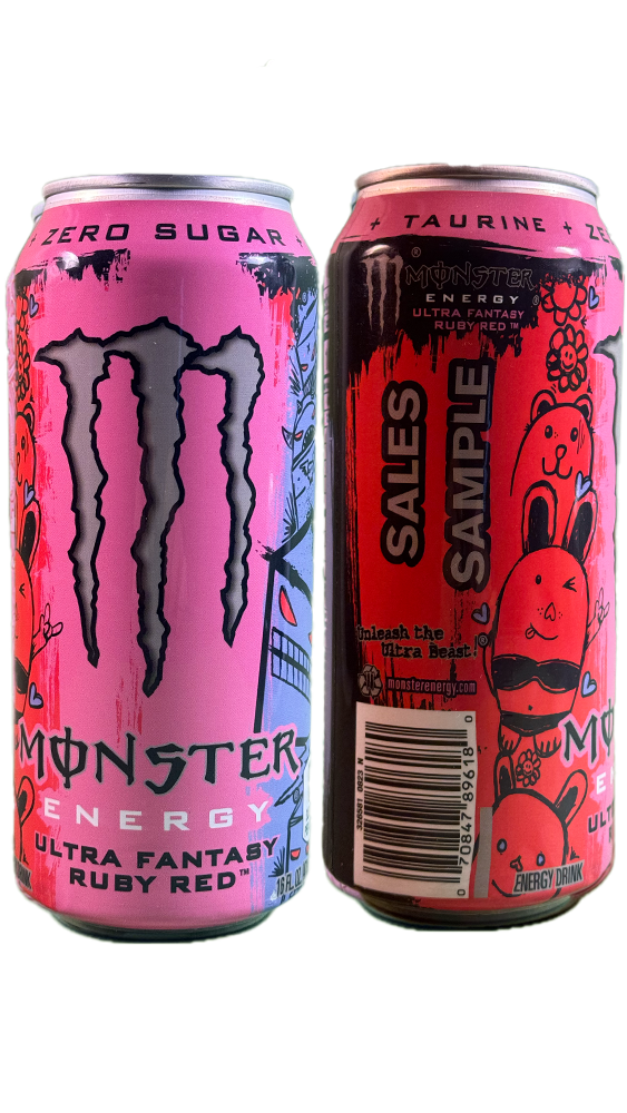 Monster Energy Ultra Fantasy Ruby Red Sales Sample [#A1]