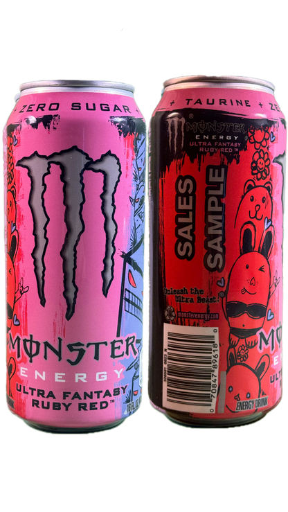 Monster Energy Ultra Fantasy Ruby Red Sales Sample [#A1]