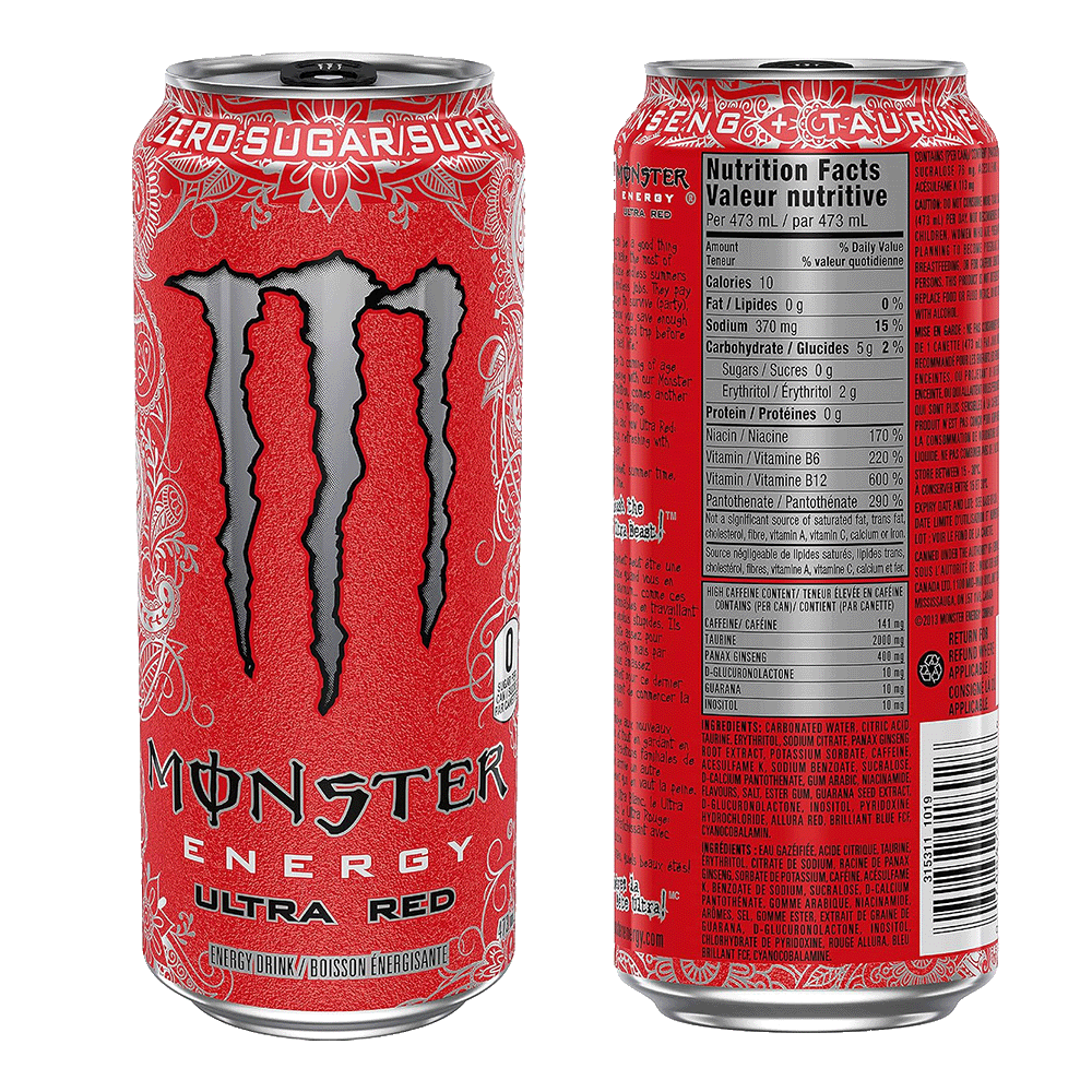 Monster Energy Ultra Red (CANADA) [473ml]