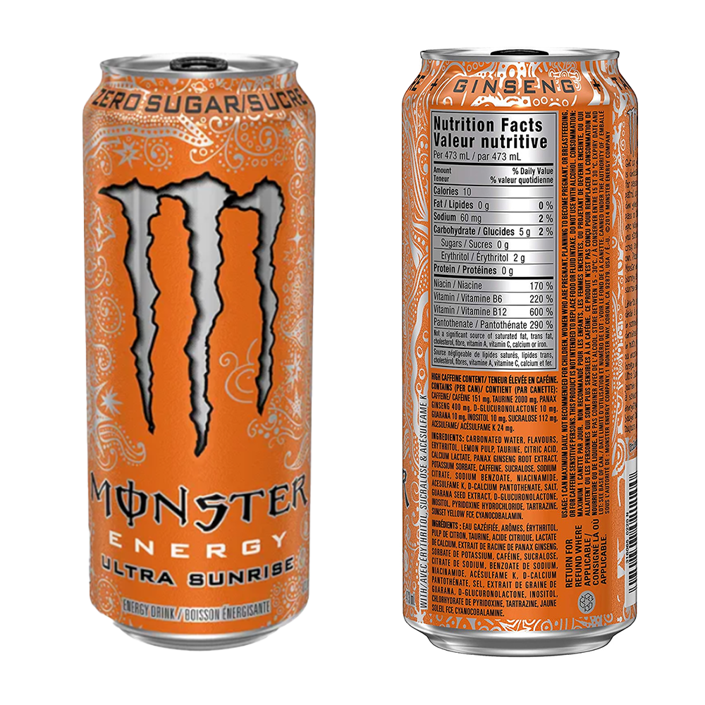Monster Energy Ultra Sunrise [473ml] Canada