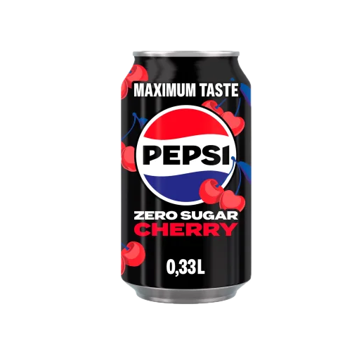 Pepsi Cherry Zero Sugar - Pepsi alla Ciliegia senza zucchero (330ml)