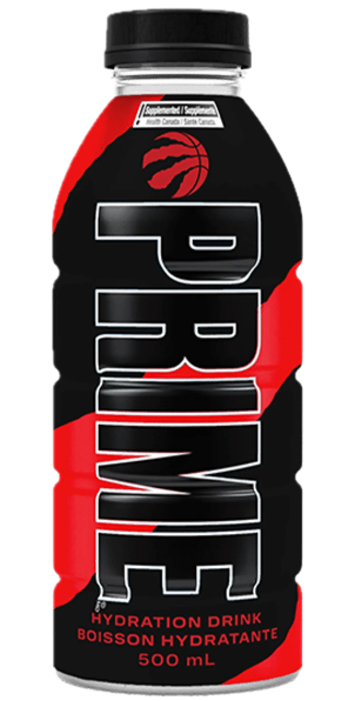 Prime Hydration Raptors Red Black (CANADA)