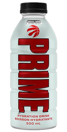 Prime Hydration Raptors White (CANADA)