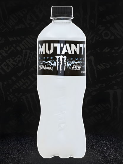Monster Energy Mutant Super Soda White Lightning Zero Sugar (USA)