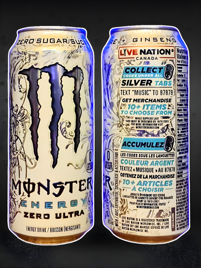 Monster Energy Ultra White Live Nation Edition (Canada) (Edizione 2021)