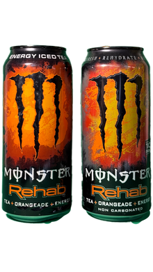 Monster Energy Rehab Orangeade FULL + EMPTY (USA) [458ml] **DENTS