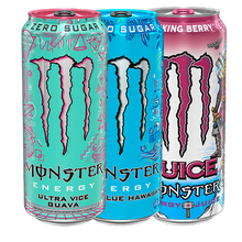 Monster Energy Variety Pack Guava + Hawaiian + Viking