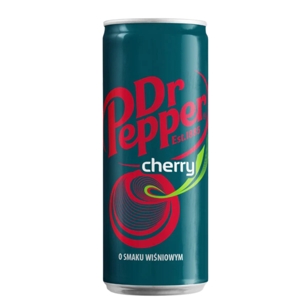 Dr Pepper Cherry - Bevanda analcolica alla ciliegia, vaniglia e aromi [330ml]