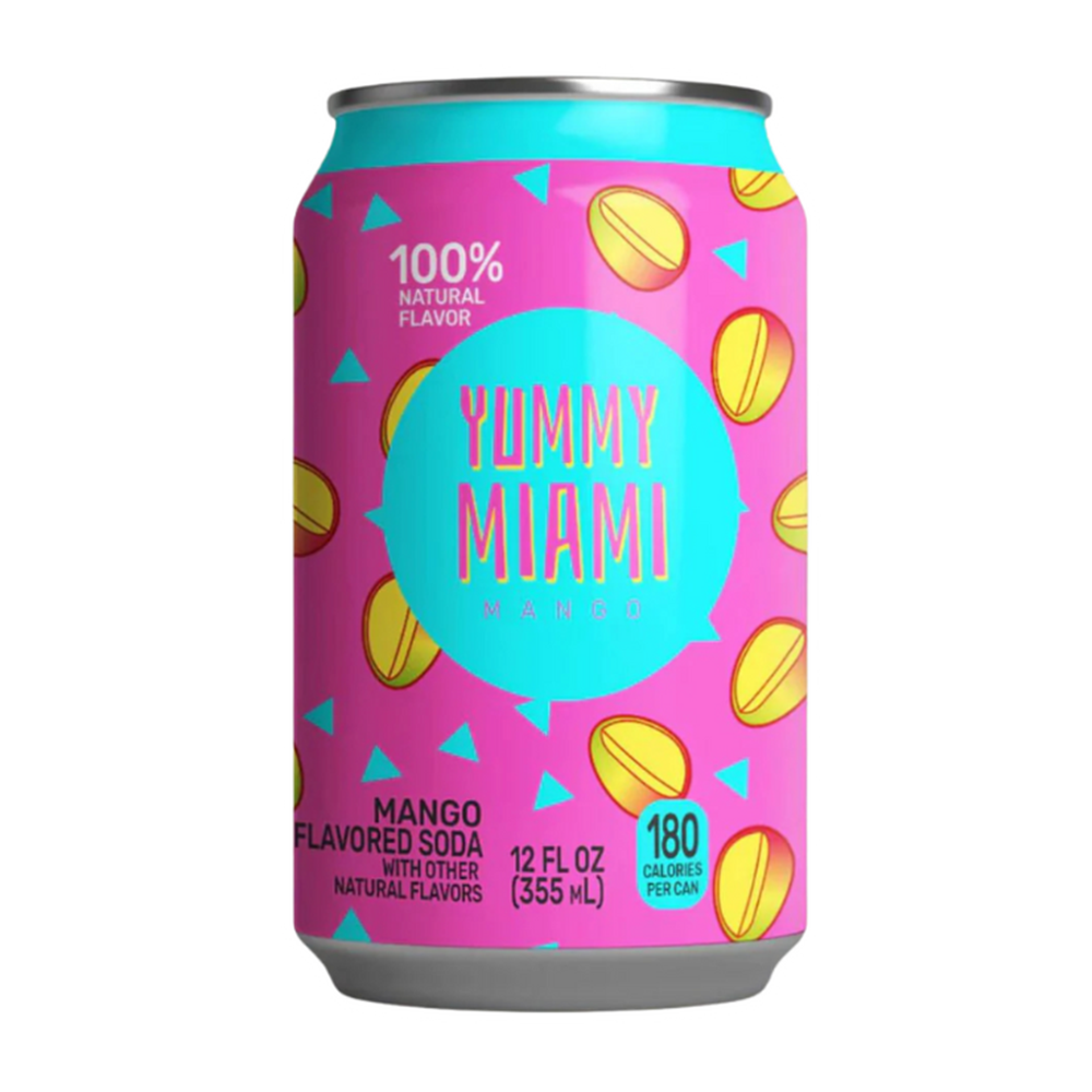 Yummy Miami Mango (USA) - Bibita analcolica frizzante al gusto di mango [335ml]