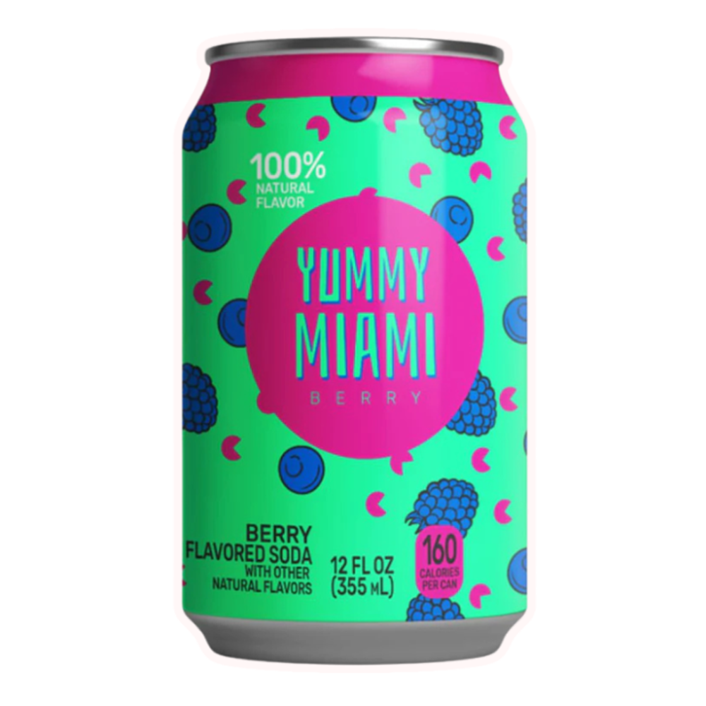 Yummy Miami Berry (USA) - Bibita analcolica frizzante al gusto di frutti di bosco [335ml]