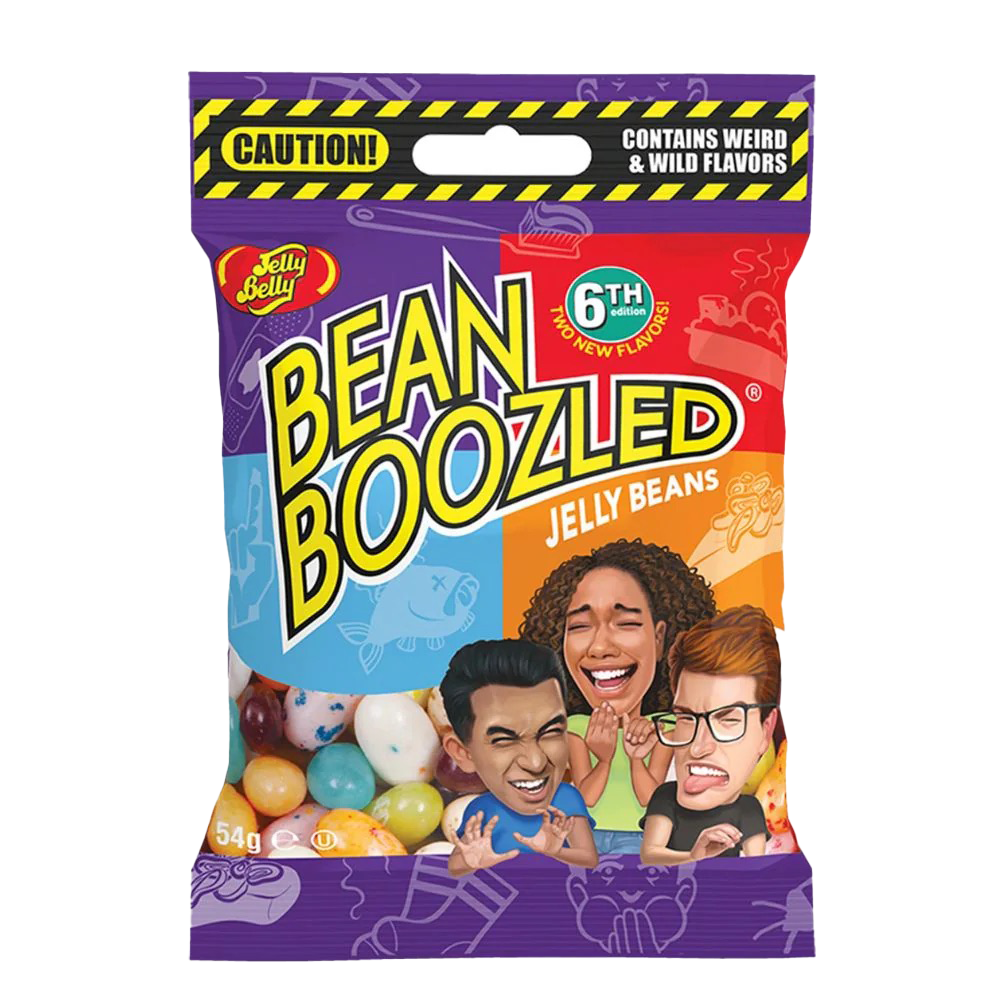 Jelly Belly Bean Boozled 6th - Fruit Candy with Weird Flavors (54g)