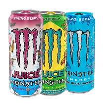 Monster Energy Variety Pack Mix USA Viking Berry + Rio Punch + Ultra Blue Hawaiian
