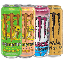 Monster Energy Variety Pack Special 1) Dragon Lemonade [BR] + Dragon Peach [BR] + Viking + Salted Caramel