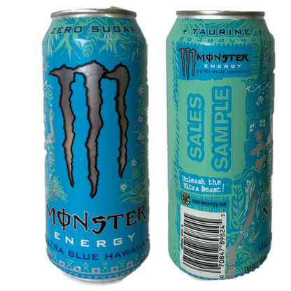 Monster Energy Ultra Blue Hawaiian SALES SAMPLE (USA) B9