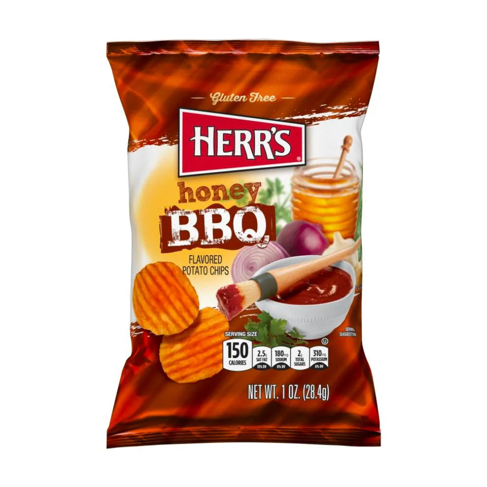 HERR'S Honey BBQ (USA) - Patatine al miele e alla salsa bbq (28.4g)