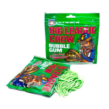 Big League Chew Bubble Gum Wild Pitch Watermelon (USA) - Peach and Watermelon flavor striped chewing gum (60g)