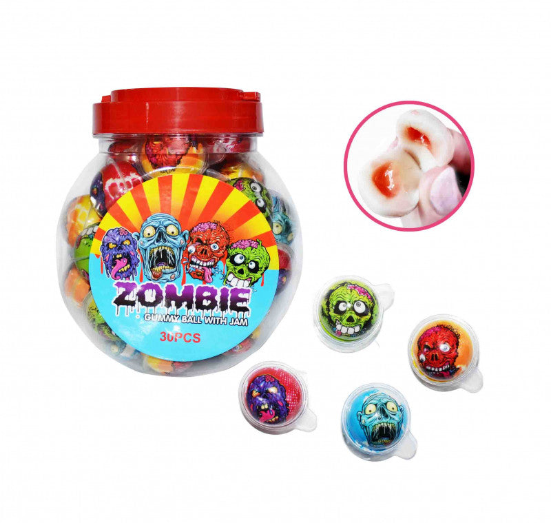 PF Zombie Gummy Ball Whit Jam (30pc - 540g)