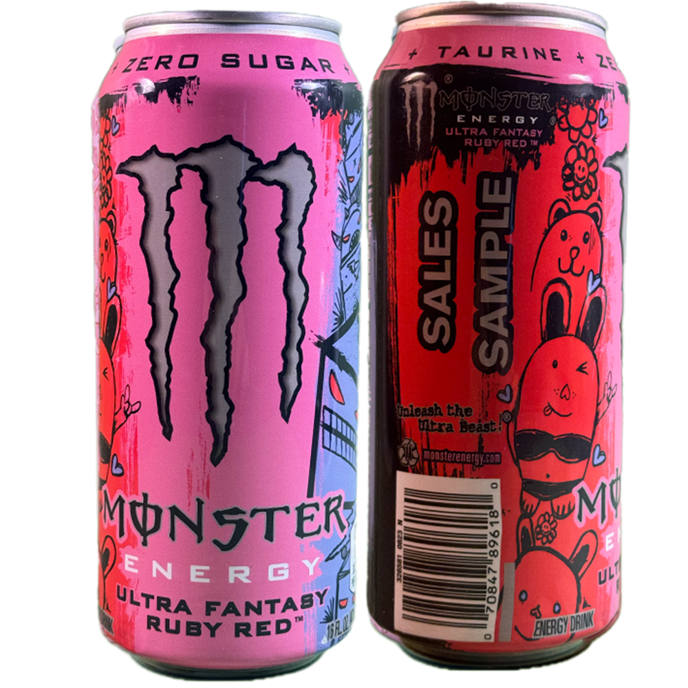 Monster Energy Ultra Fantasy Ruby Red Sales Sample [#A1]
