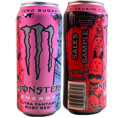 Monster Energy Ultra Fantasy Ruby Red Sales Sample [#A1]