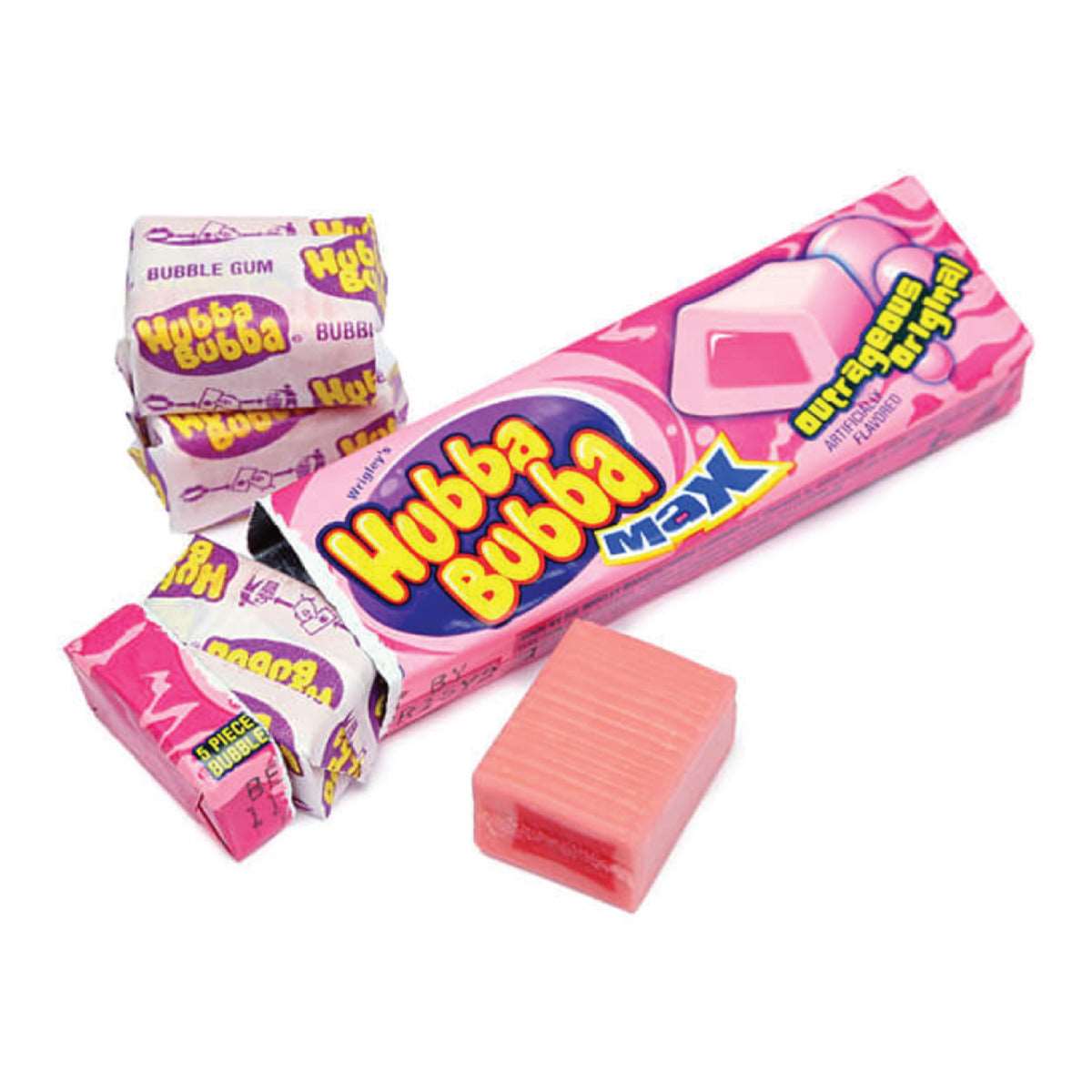 Hubba Bubba Wrigley's Tutti Frutti - Tutti Frutti flavor chewing gum (5pcs - 35g)