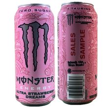Monster Energy Ultra Strawberry Dreams Sales Sample [#A1] 