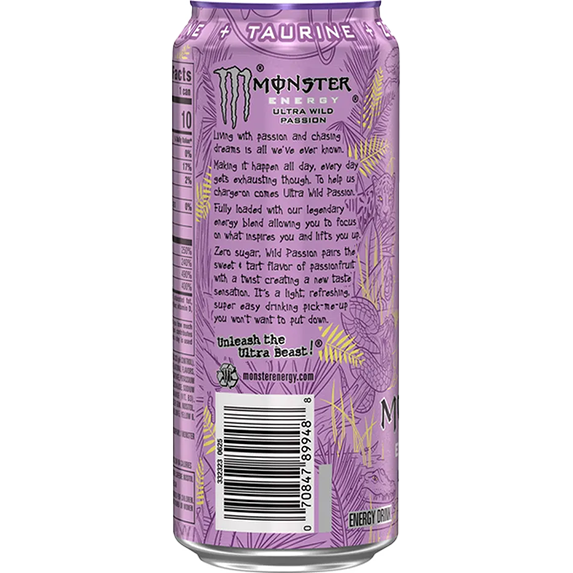 2026 Monster Energy Ultra Wild Passion [473ml]